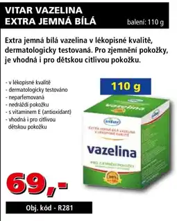 Efekt Vitar vazelina extra jemná bílá nabídka