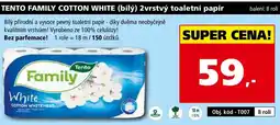Efekt Tento family cotton white nabídka