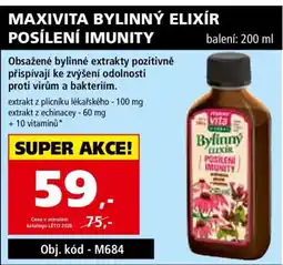 Efekt Maxivita bylinný elixír nabídka