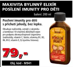 Efekt Maxivita bylinný elixír posílení imunity pro děti nabídka