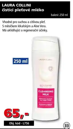 Efekt Laura Collini čistící pleťové mléko nabídka