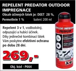Efekt Predator repelent outdoor impregnace nabídka
