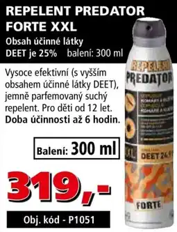 Efekt Repelemt Predator Forte XXL nabídka