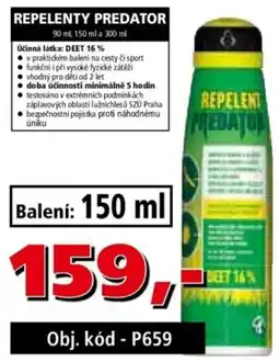 Efekt RepeleNT Predator nabídka