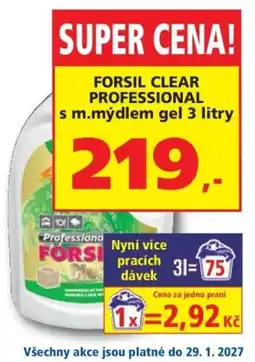 Efekt Forsil clear professional nabídka