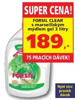 Efekt Forsil clear nabídka