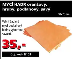 Efekt mycí hadr oranžový hrubý podlahový savý nabídka