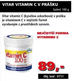 Efekt Vitar vitamin C v prášku nabídka