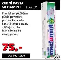Efekt Zubní pasta medamint nabídka
