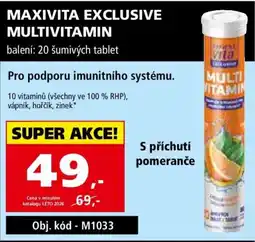 Efekt Maxivita exclusive multivitamin nabídka