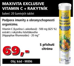 Efekt Maxivita exclusive vitamin c + rakytnik nabídka