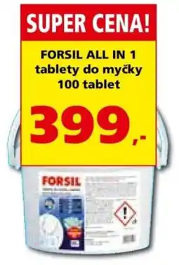 Efekt Forsil all in 1 tablety do myčky nabídka
