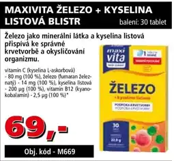 Efekt Maxivita železo + kyselina listová nabídka
