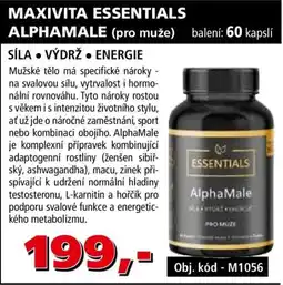 Efekt Maxivita essentials alphamale nabídka