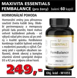 Efekt Maxivita essentials fembalance nabídka