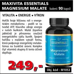 Efekt Maxivita essentials magnesium malate nabídka