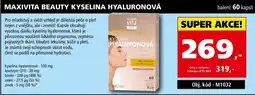 Efekt Maxivita beauty kyselina hyaluronová nabídka