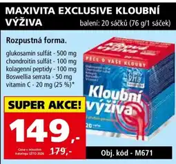 Efekt Maxivita exclusive kloubní výživa nabídka
