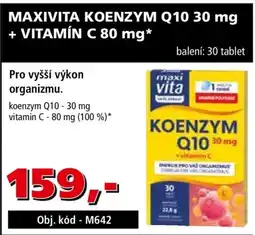 Efekt Maxivita koenzym q10 30 mg + vitamín c 80 mg nabídka