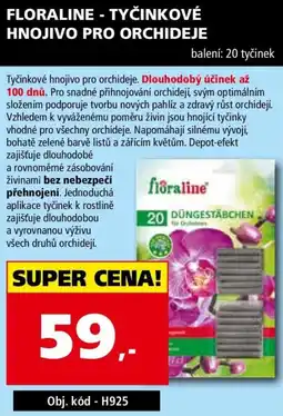 Efekt floraline tyčinkové hnojivo pro orchideje nabídka