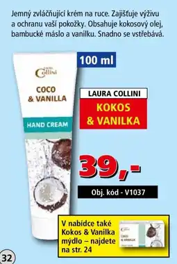 Efekt Laura Collini kokos & vanilka nabídka