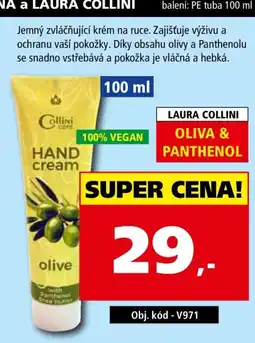 Efekt Laura Collini hand cream olive nabídka