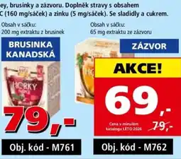 Efekt Horky brusinka kanadská nabídka