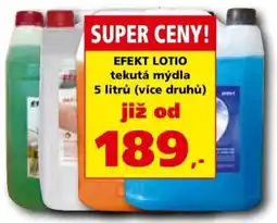 Efekt Efekt lotio tekutá mýdla nabídka