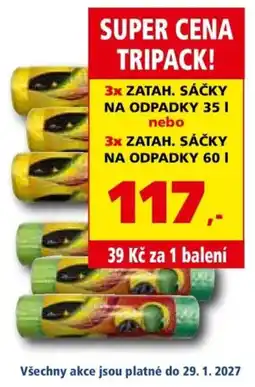 Efekt Zatah sáčky na odpadky nabídka