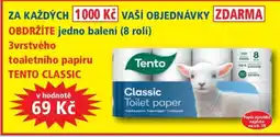 Efekt Tento Classic toilet paper nabídka