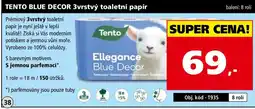 Efekt Tento 3vrstvý toaletní papír nabídka
