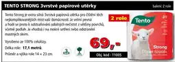 Efekt Tento strong 3vrstvé papírové utěrky nabídka
