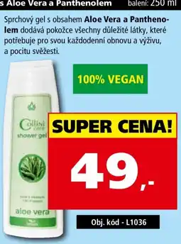 Efekt Collini shower gel aloe vera nabídka