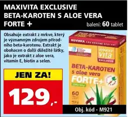 Efekt Maxivita exclusive beta-karoten s aloe vera forte+ nabídka