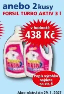 Efekt Forsil turbo aktiv 3 i nabídka