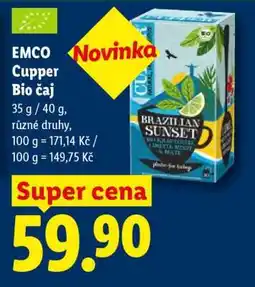 Lidl EMCO Cupper Bio čaj nabídka