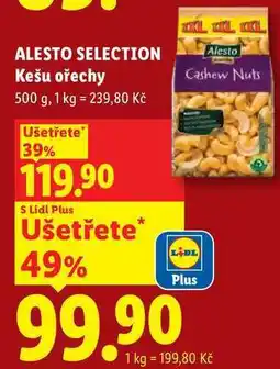 Lidl ALESTO SELECTION Kešu ořechy nabídka