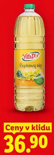 Lidl VitaDor Repkový olej , Ceny v klidu nabídka