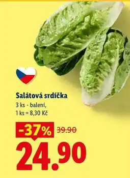 Lidl Salátová srdíčka, 3 ks - balení nabídka