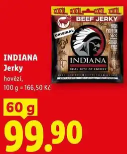 Lidl INDIANA Jerky, hovězí nabídka