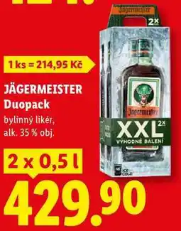 Lidl JÄGERMEISTER Duopack, 2 x 0,51 nabídka