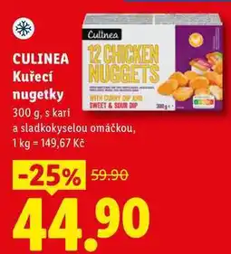 Lidl CULINEA Kuřecí nugetky nabídka