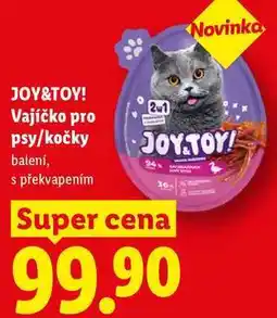Lidl JOY&TOY! Vajíčko pro psy/kočky, balení nabídka