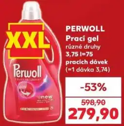 Kaufland Perwoll prací gel nabídka