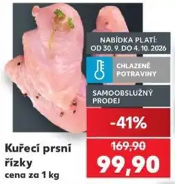 Kaufland Kuřecí prsní řízky nabídka