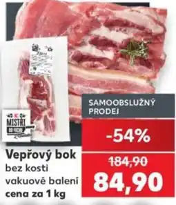 Kaufland Mistrí vepřový bok bez kosti nabídka