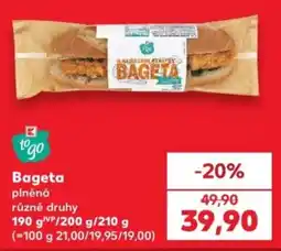 Kaufland Bageta nabídka