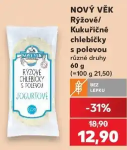 Kaufland Nový Věk rýžové/kuřičné chlebíčky s polevou nabídka