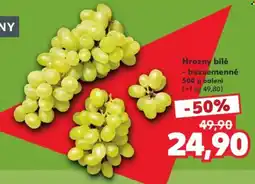 Kaufland Hrozny bílé nabídka