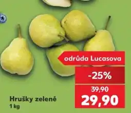 Kaufland Hrušky zelené nabídka